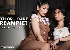 Truth Or... Dare I Creampie? - Lulu Chu And Zariah Aura