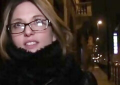 Fake modelling agent picked up hot Czech blond amateur honey in public streets and took her in darksome and quiet residental building where drilled he