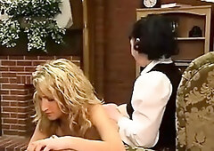 blonde femdom with bizare fetish