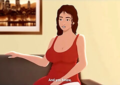 Indian Bhabhi and her best friend invite a bull when husband is not home