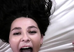 Horny anal teen brunette