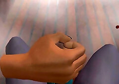 I wank, deepthroat fuck-stick in the sauna, eat pouch