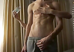 guys having fun at dorm