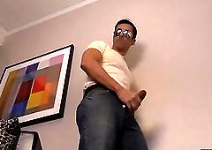 Rafael Alencar Leather Jerk Off