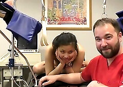 Raya Pham Embarrassed As She Undergoes Her Mandatory College Gynecological Exam At Doctor Tampa