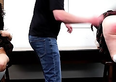 Femdom fetish bitch rimming her sad pathetic victim asshole