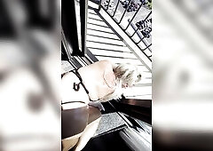 *VIEWS ON VIEWS ON VIEWS* pawg CHLOE BLACC taking biggest BBC backshots on the balcony and loving it!