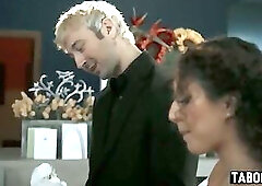 Latina MILF Liv Revamped gets fucked in the ass during her boss funeral