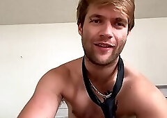 Friendly Guy Showing-off Naked