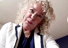 step Mom's Feel Priceless Cunt Helps Her Disabled Hunk