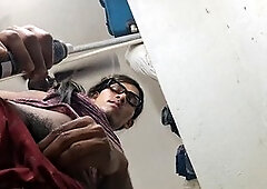 Oiled-up anal solo action with intense penetration