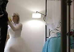 Shemale bride gets analed by groom before getting married