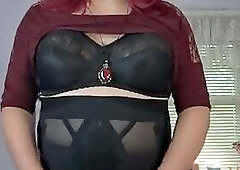 A real pantyhose story: for my friend MatureLover -Girdle Lover!