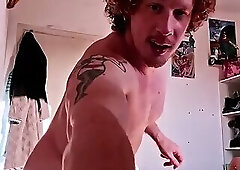 POUNDING OUT BRAZILIAN BOTTOM'S HOLE WITH MY THICK CUT COCK