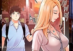 Loser gets it on with his hot ash-blonde friend and fills her up - The fetish mask series