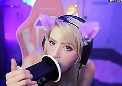 ASMR Cute Ear Breathing Giving a kiss Licking Tingles + Throat Sounds LOOP