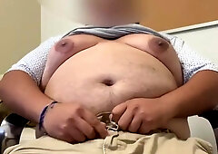 Ultra-kinky Arab Chub Office Jack & Monstrous Spunk Shot