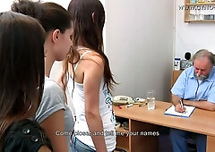 Medical casting audition turns into a full group exam on camera
