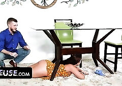 Breasty Curvy Vivian Taylor & Brick Danger Get Free Used Hard