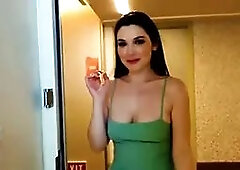 Busty stunner concludes up nude after frolicking strip pool with fortunate stud
