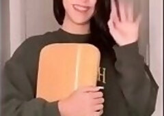 Co-ed Shows Her Cock