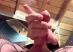 Ejaculations - In SheerBlackSilk & Royal Blue