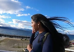 This youthful backpacker in Bariloche needs YOUR aid