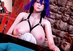 Futanari Vermeil Bangs Dude In The Booty Reaction