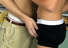 Sexy lads hook up in the classroom and share remarkable gay perversions