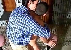 Provocative jizzing & ass licking