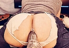 Big ass, solo, gape fuck