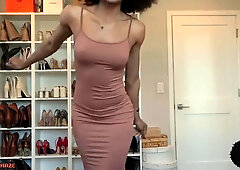 Sexy Lingerie Try Haul From Beautiful Ebony