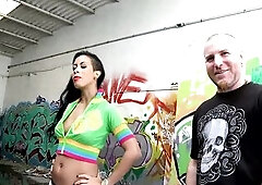 Hawt hottie drilled hard.