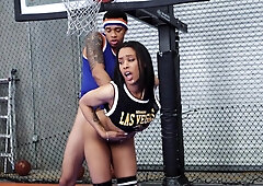 Jayne Doh sucks BBC and gets properly fucked on the floor