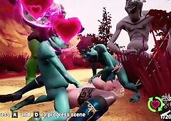 Sex video game in 3d | Sorceress Tale | With Cartoon Furries