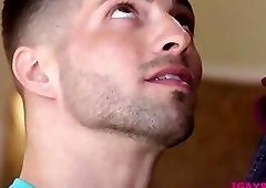 Muscled Casey Everett expertly slurps Dillon Diaz  bbc