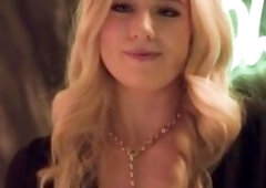 BLACKED Beautiful Golden-haired Bartender River Lynn Has Her BBC Fantasies Come True