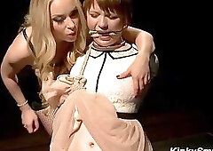 Lesbian Interrogation Strapon Anal Compulsive Orgasms And Intense BDSM