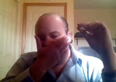 Gorgeous young lady gives a mouthwatering blowjob