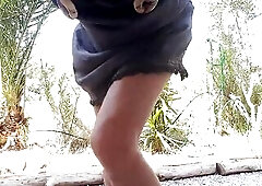 nippleringlover hawt mommy topless outdoors flashing pierced cunt pulling large nipp rings in extraordinary pierced teats