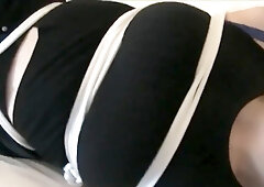 Babysitter hogtied and gagged