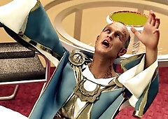 Star Trek spoof featuring aliens in a visual novel adventure