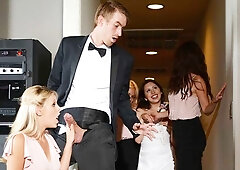 Sweet babes Scarlet Red and Jenni Lee love hard fuck so much