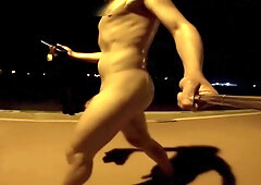 Enjoying My Nudity In The Suburb I Had To Escape From Boy Who Yelled At Me, Hide And Jerk Off