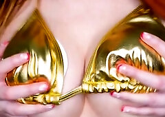 Princess Wystri - Goon for Shiny Gold Bikini Tits