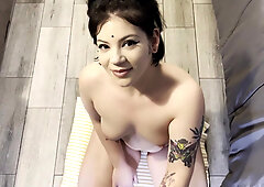 Thick Latina girl wants to get her holes claimed in a POV movie