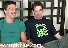 Aroused Gays Making Out On A Bed