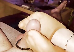 Worthwhile amateur footjob