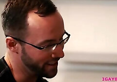 Hunk guys Alex Hawk and Jaime Steel passionate anal sex