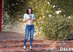 Kimmy Kimm cheats on her husband with a blonde stranger in their living room